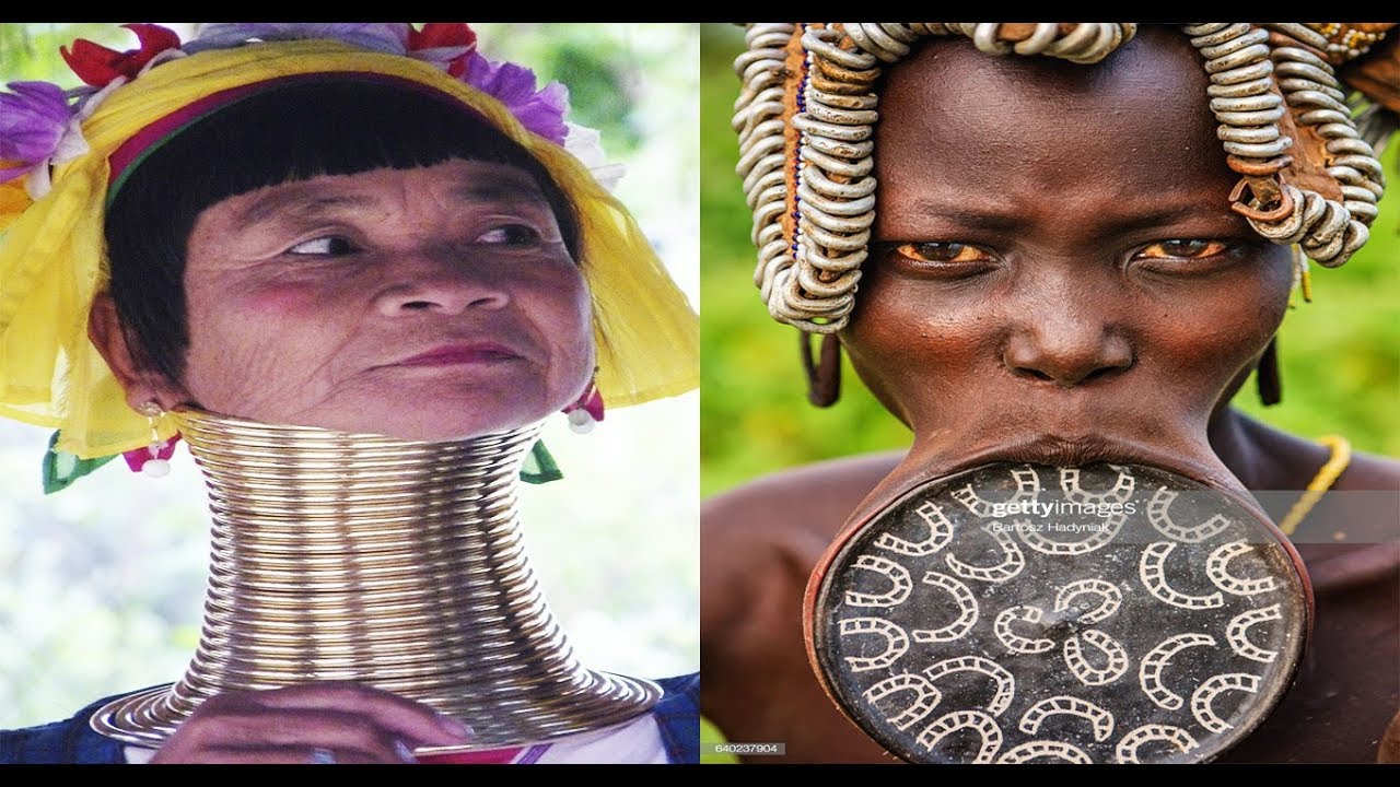 🔴 Os padrões de beleza femininos mais BIZARROS do mundo!