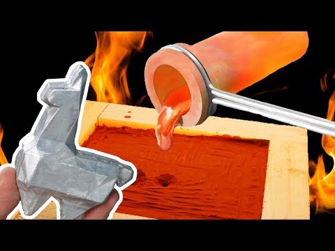 Aus geschmolzenem Aluminium einen Fortnite Raubzug Lama angefertigt - DiY