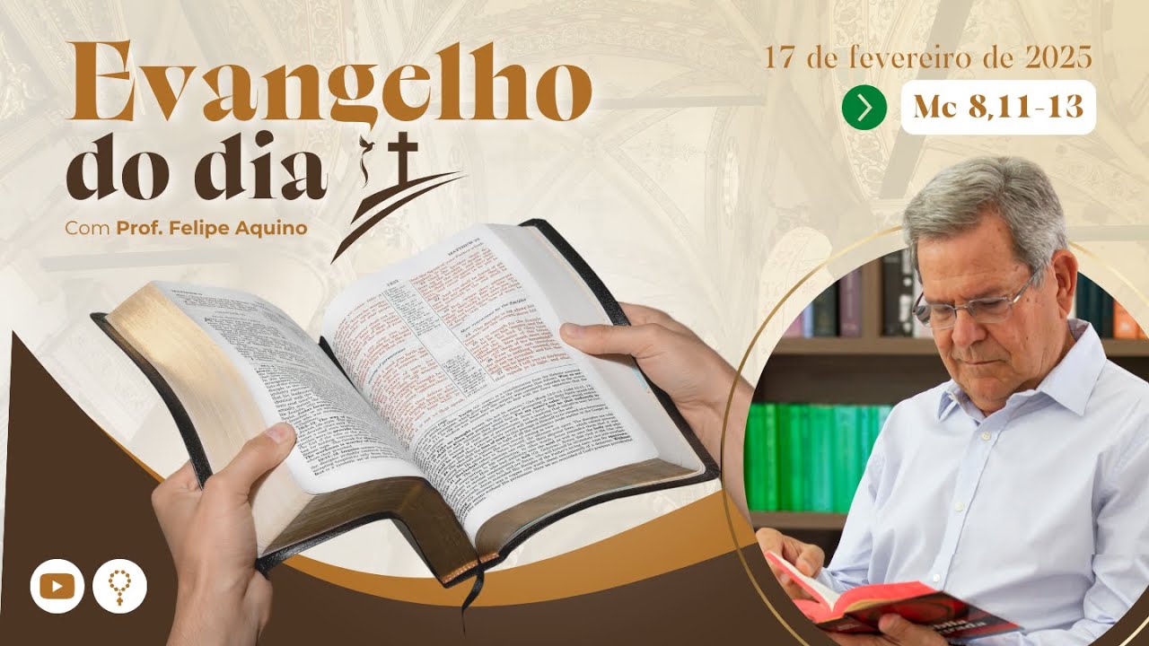 EVANGELHO DE 17.02.2025 - MC 8,11-13 - JESUS NÃO ATENDE OS FARISEUS.