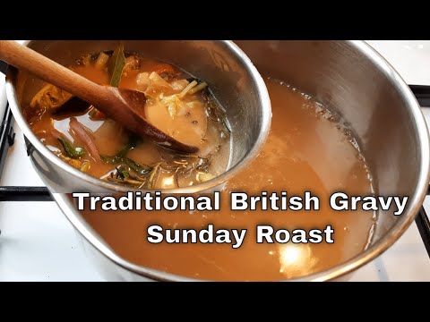 Traditional British Gravy (Sunday Roast)