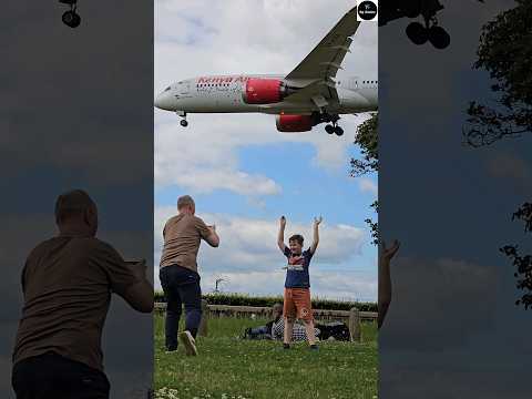 Kenya Airways Boeing 787-8 Dreamliner ✈️ #kenya #airways #boeing #landing #shorts