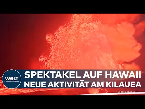 Video Thumbnail: HAWAII: Kilauea bricht erneut aus - Lavafontänen liefern spektakuläre Bilder