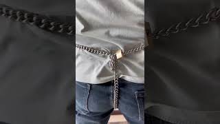 Video of chastity belt adjustment