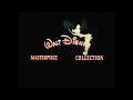 Walt Disney Masterpiece Collection Feature Presentation Logo Thanks For Joining Us