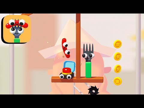 Fork N Sausage - All Levels Gameplay Android,ios (Levels 19-28) - YouTube