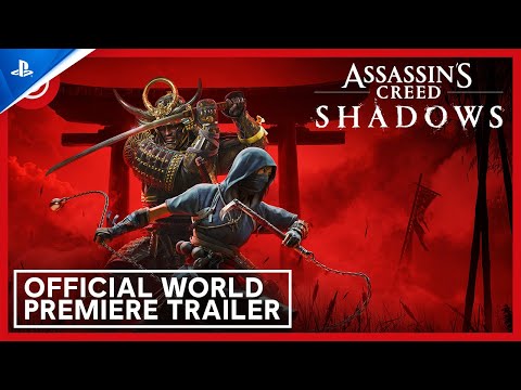 Assassin's Creed Shadows - Cinematic World Premiere Trailer | PS5 Games