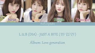 DIA (L.U.B) – JUST A BITE (한입만) [Sub Español | Hangul | Roma | Color Coded]