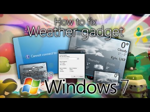 Weather Windows 7 Desktop Gadget