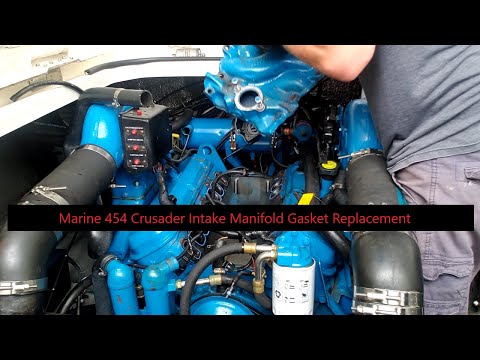 Marine 454 Intake Manifold Gasket Replacment
