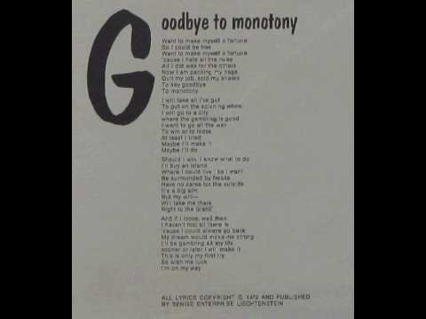 Wlodek Gulgowski - Goodbye to Monotony