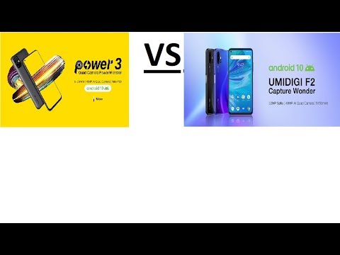 Umidigi Power 3 and Umidigi F2 specs Comparison. POWER 3 - PRE SALE on 11/11-11/12
