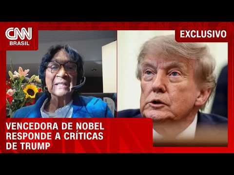 Vencedora do Nobel da Paz rebate críticas de Trump; veja | LIVE CNN