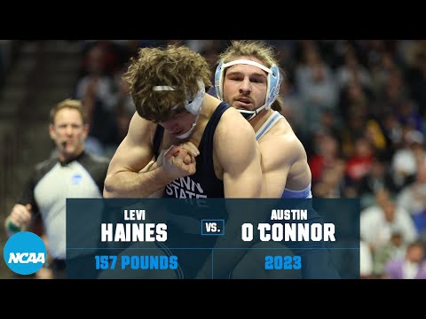 Austin O'Connor vs. Levi Haines - 2023 NCAA Wrestling Championship (157 lbs)