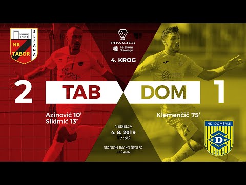 4.krog: CB24 Tabor Sežana - Domžale 2:1 ; Prva liga Telekom Slovenije 2019/2020