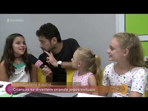 Encontro com Fátima Bernardes 15/01/2019 - Crianças aprendem a programar os próprios jogos