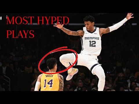 TRY Not To Get HYPED - Best Top Five HYPED NBA PLAYS