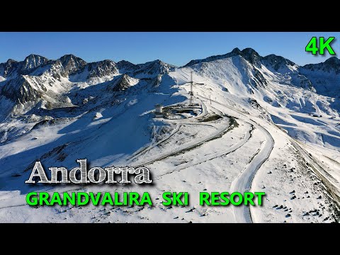 GRANDVALIRA Ski Resort in Andorra 🏂 One of the best ski resorts in the country (4K UHD).