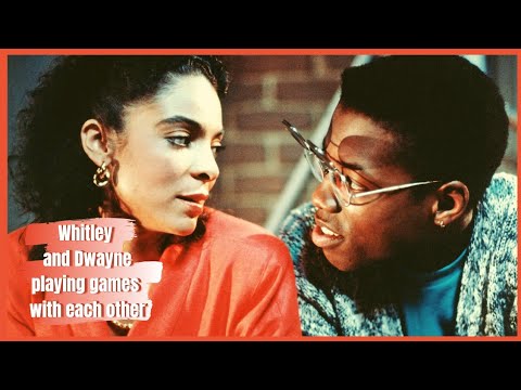 Whitley & Dwayne playing games with each other | A Different World