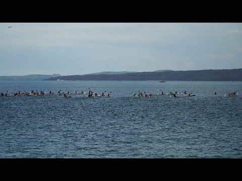 2022 Vaikobi Auckland King & Queen Of The Harbour - surfski race.