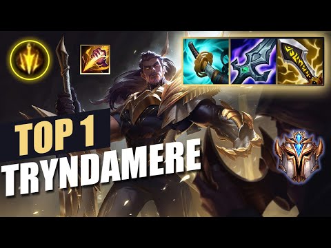 [Wild Rift] TRYNDAMERE TOP 1 Jungle - OTP Challenger ranked game + build