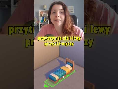 JAK OBRACAĆ PŁYNNIE MEBLE W THE SIMS 4 #tutorial #thesims4 #shorts