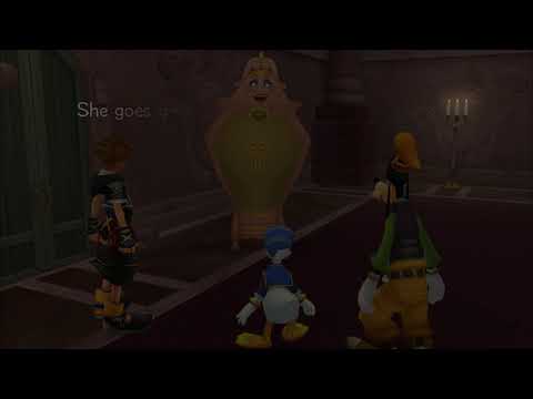 Kingdom Hearts II Final Mix Theater Mode Scene 139- Belle's Worries