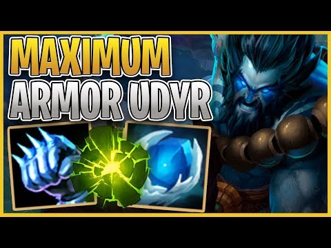 *YOU CAN'T DAMAGE ME* MAXIMUM ARMOR UDYR!?! NEVER TAKE DAMAGE FOR AD CHAMPS!!! League of Legends