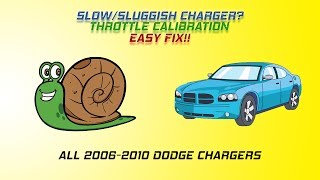 How to Fix Sluggish Feel/Throttle Calibration on 2006 - 2010 Dodge Charger 2.7/3.5
