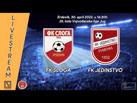 [30.04.2022.] FK "SLOGA" Erdevik - FK "JEDINSTVO" Rumenka (Full match Livestream)