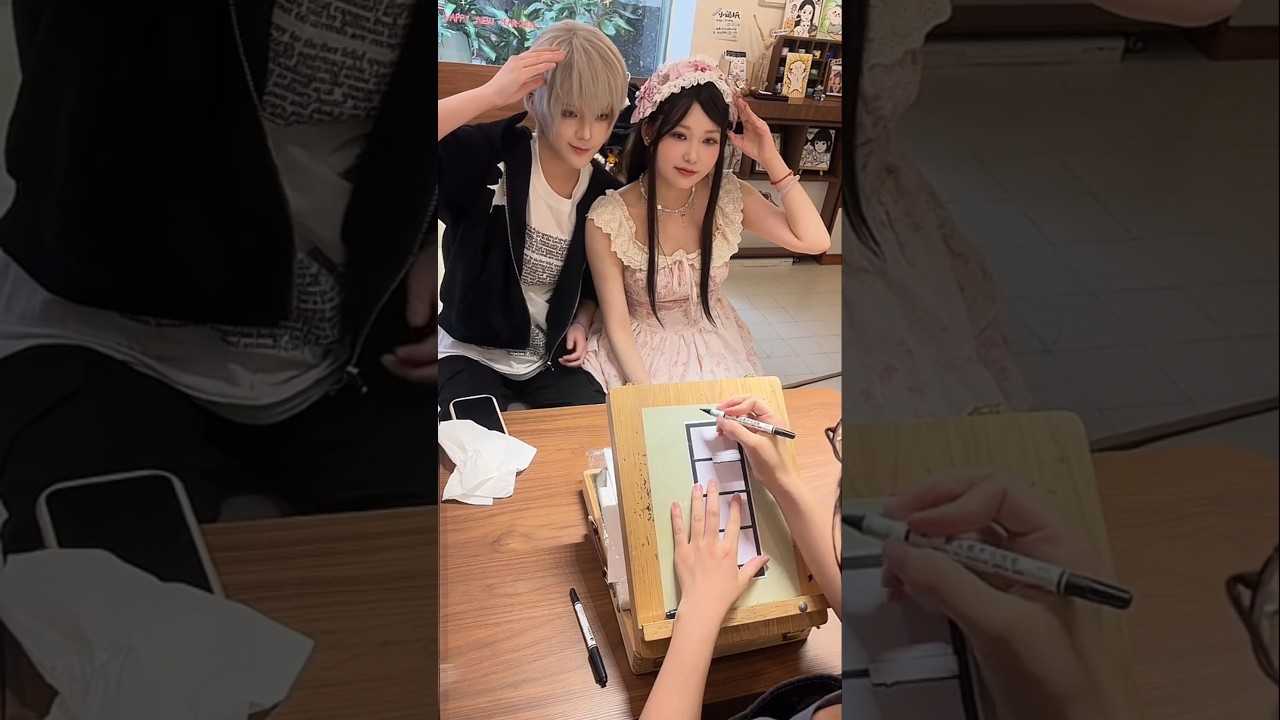 #seni #seniman #cat #gambar #potret #lukisan akrilik #gambar #tiktok #pasangan #cara menggambar #...