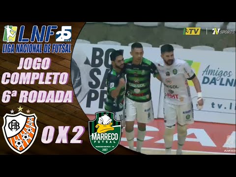 JOGO COMPLETO Carlos Barbosa 0x2 Marreco | 6ª Rodada | LNF 2020 (11/09/2020)