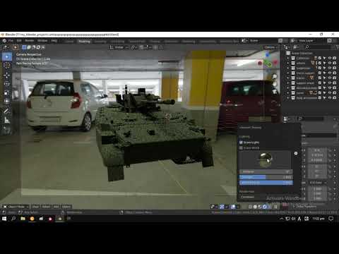 2s38 derivaciya-pvo 3d in different lighting condition