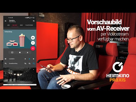Vorschaubild vom AV-Receiver per Videostream verfügbar machen