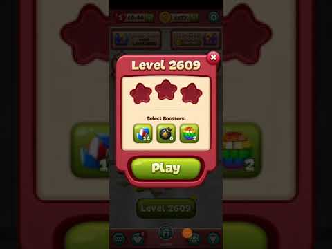 Toon blast level 2609 not so easy no booster😎😎