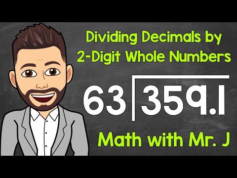 How to Divide Decimals by 2-Digit Whole Numbers | Dividing Decimals | Math with Mr. J