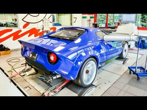 NEW Lancia Stratos 2018 Testing on the DYNO For The First Time! - SCREAMING V8 Sounds!