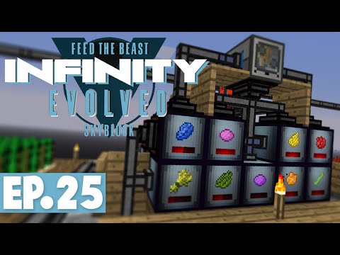 FTB INFINITY EVOLVED SKYBLOCK - CULINARY BACON POWER! #25 [Modded FTB Skyblock]