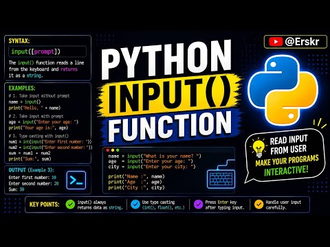 Input From User In Python Input Function Python Tutorial For Beginners In Hindi Erskr