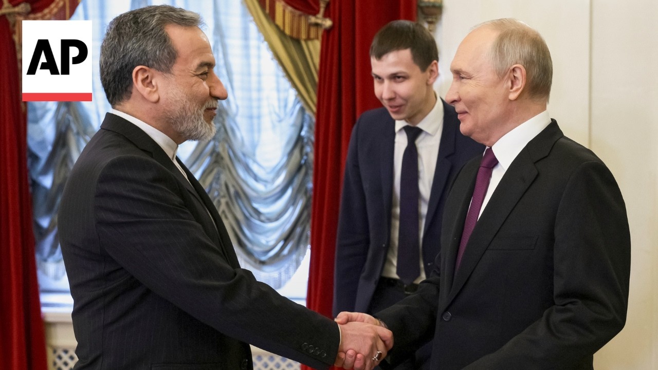 Video | Putin meets with Iranian FM Araghchi in Saint Petersburg