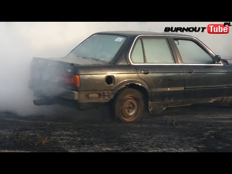 Palenie gumy BMW E30 320 "BATON" (2) - Majówka z BMW 2017 #105