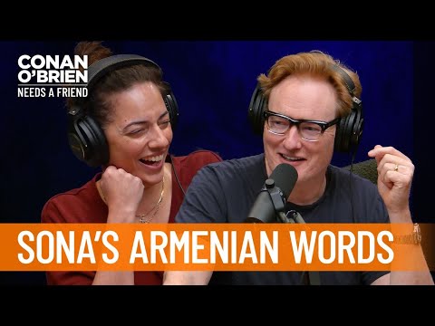 Sona Is Teaching Her Children Armenian | Conan O’Brien Needs a Friend