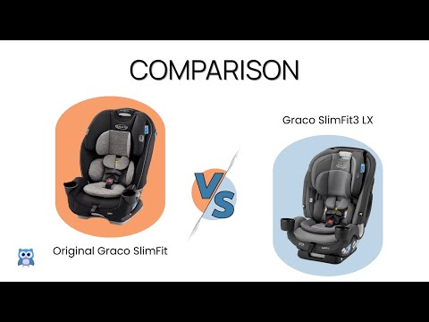 A Comparison of the Original Graco SlimFit to the Graco SlimFit3 LX