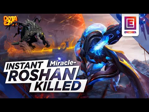 Miracle- 1 second kill Roshan @EPICENTER Major 2019 Final