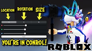 How To EASILY Change Accessory Size, Rotation & Location on Roblox