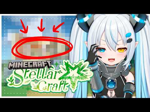my new house!? building & collecting resources!! 【MINECRAFT: STELLARCRAFT】