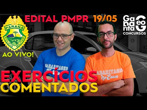 AO VIVO! 19/05 EXERCÍCIOS COMENTADOS EDITAL PMPR 2020 - GEOGRAFIA