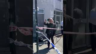 Scenes from the terrorist stabbing attack targeting 2 Jews in Golders Green, London UK