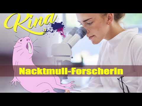 Nacktmull Forscherin