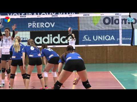 Volejbal extraliga kadetek: Přerov Precheza - VK Slavia VŠ Plzeň 3:1,3:1