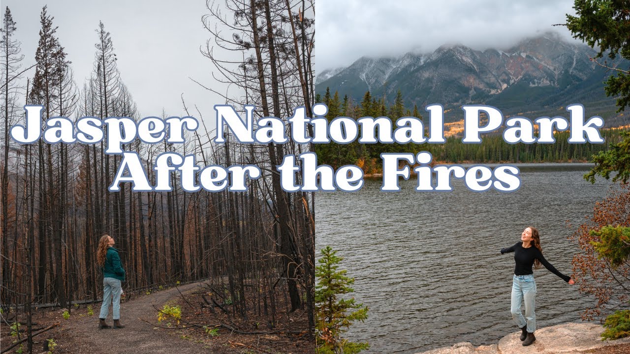 🔥 Visiting Jasper After the Summer 2024 Wildfire 𖤓 vlog